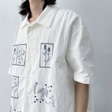 フレメッドフローラルオーバーサイズシャツ