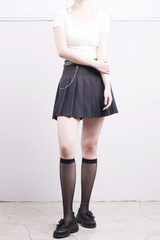Elysium Belt Pleated Skirt