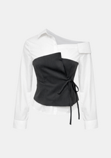 Classic Mixed-Layer Blouse