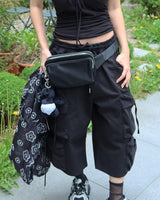 [UNISEX] Square hip belt mini bag