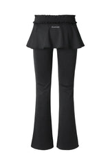 Petite flare pants - black