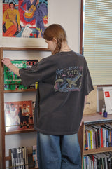 ブルーウェーブピグメント半袖Tシャツ