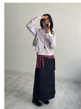 ワンスリットボタンテンションTシャツ