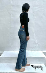 STRAIGHT FIT DENIM PANTS code 18317