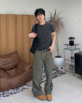 デイド ダイイングダイアゴナルカーゴパンツ