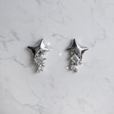 [IZNA Mai Piercing] Cosmic Mineral Piercing - Silver Color
