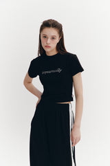 Crystal Hotfix T Black