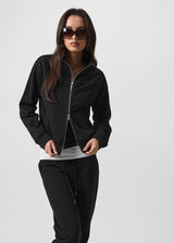 [B-BASIC] Mid-Sweat High-Neck Zip-Up