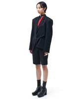 DOZI - ピンチオーバーサイズテーラードジャケット _ ブラック