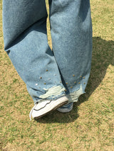 カービークラックカーブドデニムパンツ (1c)