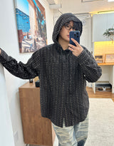 フラワーフードシャツ
