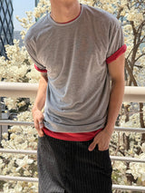Daily round neck half t-shirts(8color)