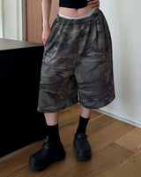 [Unisex] カモバミューダスウェットパンツ(3 color)