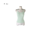 Toon U-neck Ribbed Slim Sleeveless