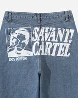 Cartel Printed Denim Pants