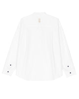A Drop High neck Shirt - White