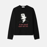 Deman Vintage Artwork Crop Long Sleeve
