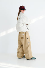 LIGHT UP HOODED PADDING JUMPER IVORY