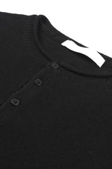 プレミアムヘンリーネック L/s ニット [5color]