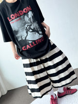 Frisening Stripe Bermuda Shorts 4color