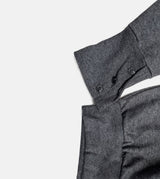 Soft button sleeve sweatshirt