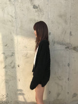 モヘアカーディガン
