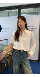 a modern white clean shirt