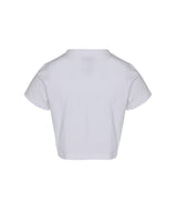 8287 Limitedition Short Sleeve Crop Tee (White)