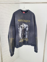 VENTIQUE ウォッシングナイトメアスウェットシャツ 1color