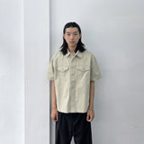 Light Sand Double Pocket Shirt