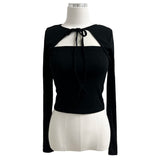 Lia Butterfly Bolero Team Strap Long Sleeve Tee (5 colors)