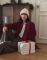 Roem Wool Round Cardigan