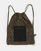 Vintzn Leopard Pocket String Backpack
