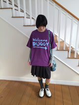 YWD WELCOME T-SHIRTS_PURPLE (1color)