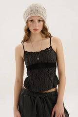 Darling corset top - black