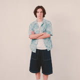 smoke paisley open collar shirt_blue