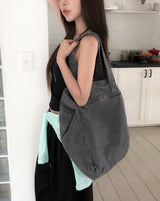 Karan Washed Big Shoulder Bag