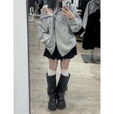 【limited price】R DOT WING OVER FIT 2-WAY ZIP-UP (2color) 