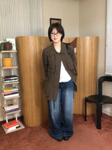 Edge denim pants