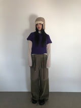 [MD Pick]ベイスリットカットアウトTシャツ (5color)