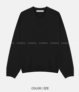 Urban Lambs Wool Overfit V-Neck Knit