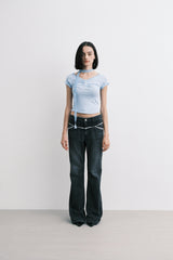 lace sc t (sky blue)