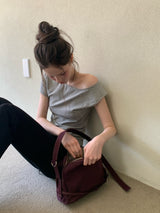 [ORIGINAL]フラット セミブーツカット トレーニング パンツ