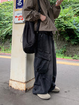 Itsu diagonal cargo denim