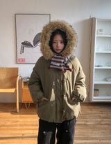 Ayan Duffle Half Jacket Wellon Padded Jumper