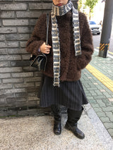 Label Midi Skirt (2color)