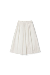 Rustic long skirt_ivory