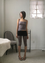 FOLDING CAPRI LEGGINGS (2color)