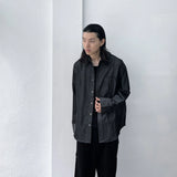 リンクルド シーン ドロップショルダー シャツ
