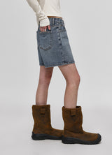 [B-DENIM] ウォッシングショート012 - BLUE
